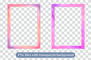 Watercolor Frame Rectangular Border, a Decorative Illustration by Kusumaillustration (Thumbnail 3 of 13)