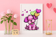 Happy Valentine's Day Clipart Bundle, an Illustration by Canvas Craft (Thumbnail 4 of 6)
