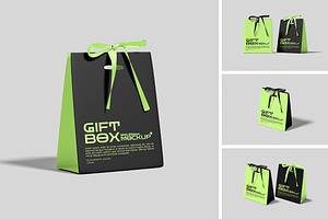 Gift Box Mockup, a Packaging Mockup by xavier_studio