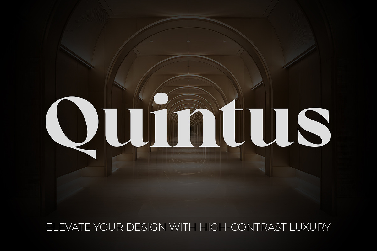 Quintus High Contrast Serif Font, a Serif Font by OWPictures (Photo 1 of 10)