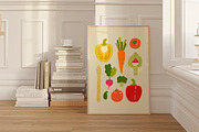 Veggie Party Pack, a Food Illustration by Volha Studio (Thumbnail 3 of 10)