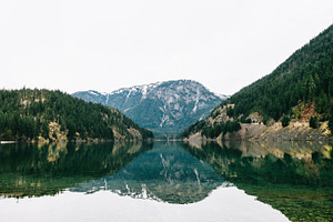 Diablo lake stock photograph