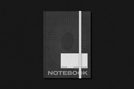 Notebook & Business Card Mockup, a Pens & Pencil Mockup by Design Squad