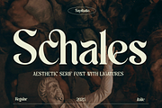Scales - Aesthetic Ligatures Serif, a Serif Font by Say Studio (Thumbnail 1 of 13)