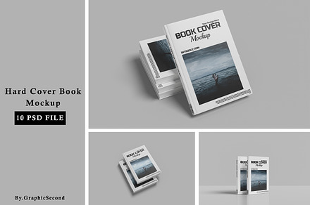 Hard Cover Book Mockup