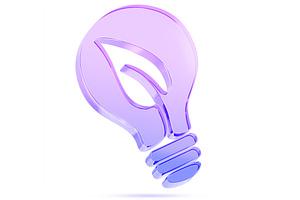 Hologram glass energy-saving light, a Plants & Tree 3D Model by Marozhkastudio