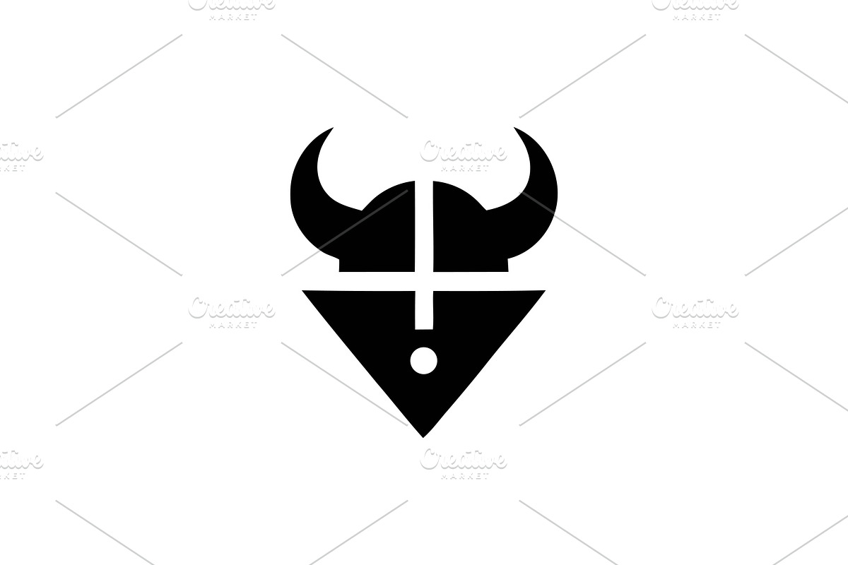 Viking Logo Design Modern Minimalist, a Branding & Logo Template by Vectorium Studio (Photo 1 of 2)