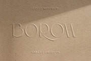Embossed Paper Logo Mockup, a Mockup by Design Squad (Thumbnail 1 of 5)