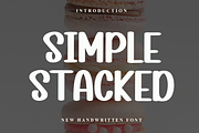 Simpel Stacked, a Sans Serif Font by InermediaSTUDIO (Thumbnail 1 of 8)