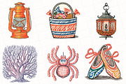 Doodle Halloween Sublimation Clipart, an Illustration by OK Design (Thumbnail 5 of 5)