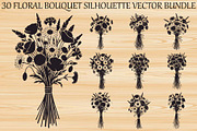 Floral Bouquet SVG Bundle, an Illustration by Designs_River (Thumbnail 1 of 31)