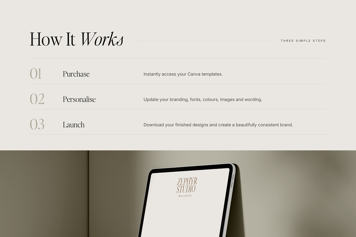 Modern Branding kit | Zephyr, a Branding & Logo Template by Adam and Grace (Photo 7 of 20)