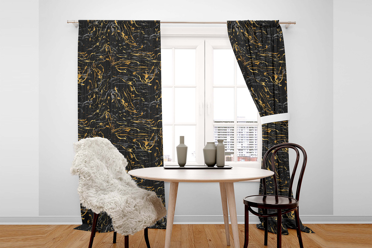 black gold elegant marble texture, a Pattern Graphic by AAN Seamless Shop (Photo 1 of 3)