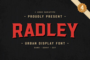 Radley - Urban Display, a Serif Font by Variatype (Thumbnail 1 of 8)