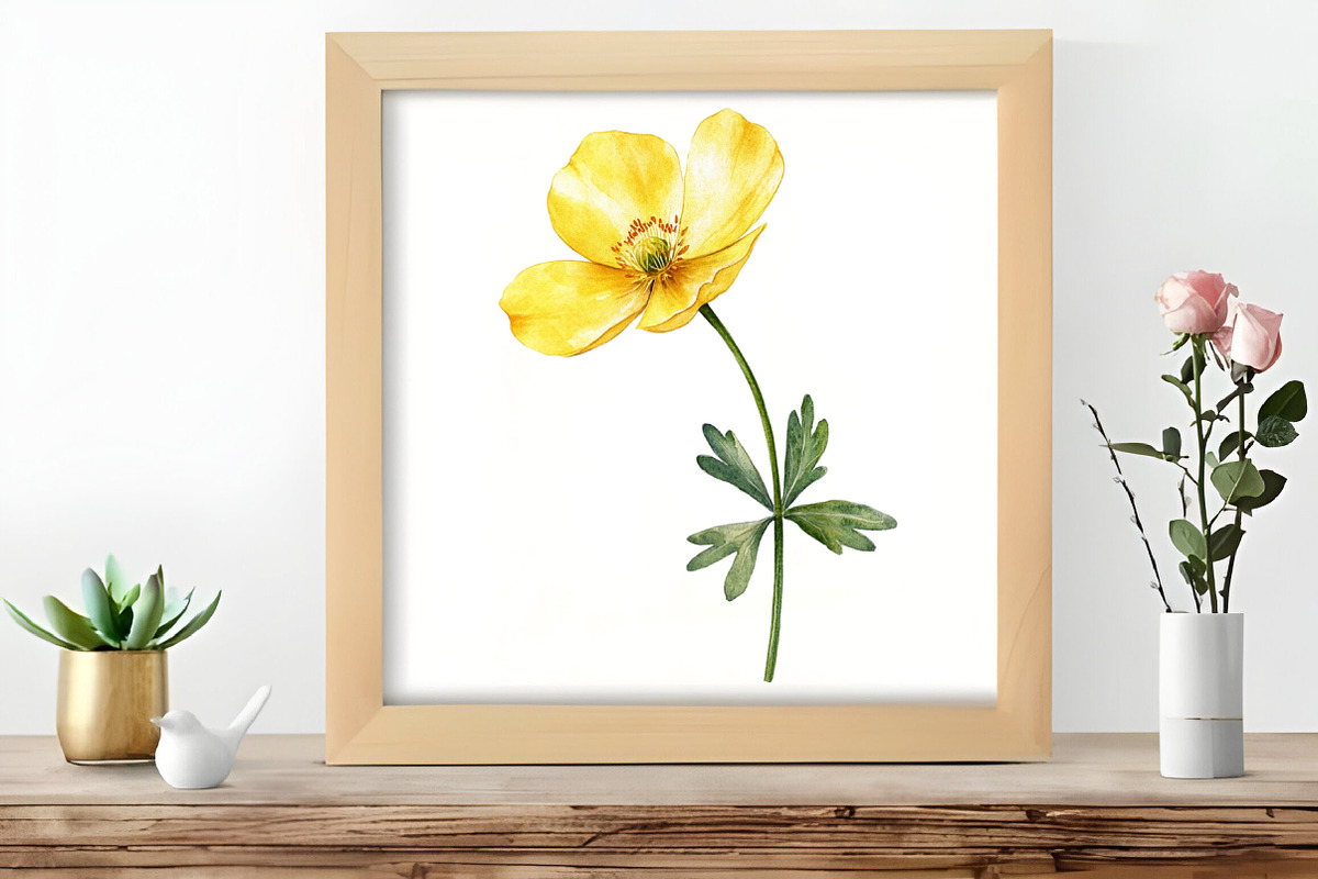 Wildflower Watercolor Flower Clipart, an Illustration by DreamCafeArt (Photo 6 of 8)