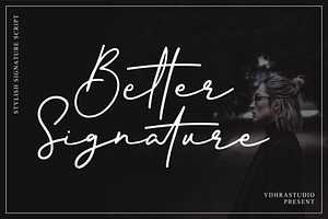 Better Signature Font