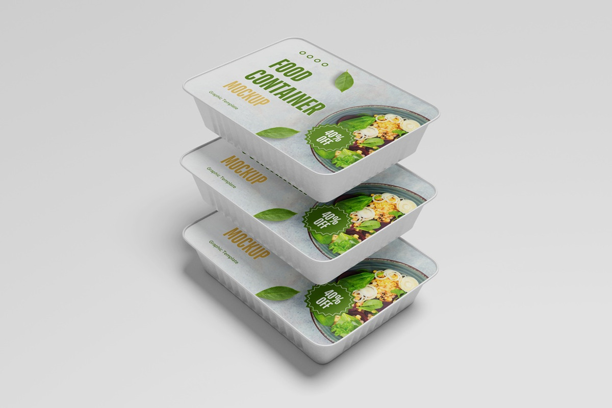 Aluminum Food Container Mockup, a Packaging Mockup by Pexelyou (Photo 8 of 10)