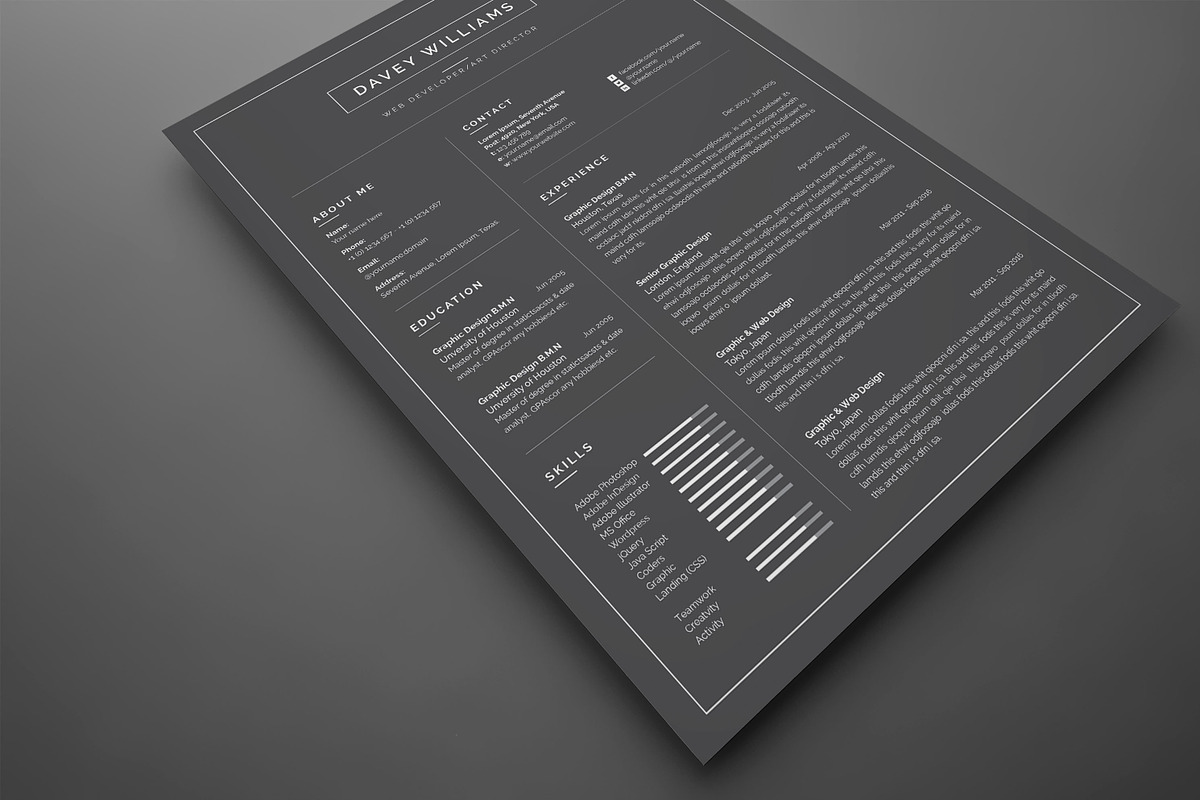 Resume/CV, a Resume Template by UX-group (Photo 6 of 9)
