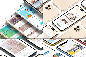 3D iPhone Presentation Mock-Up Bun 5