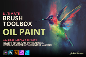 Ultimate Brush Toolbox – Oil Brushes, a Brush Add-On by Nathan Brown