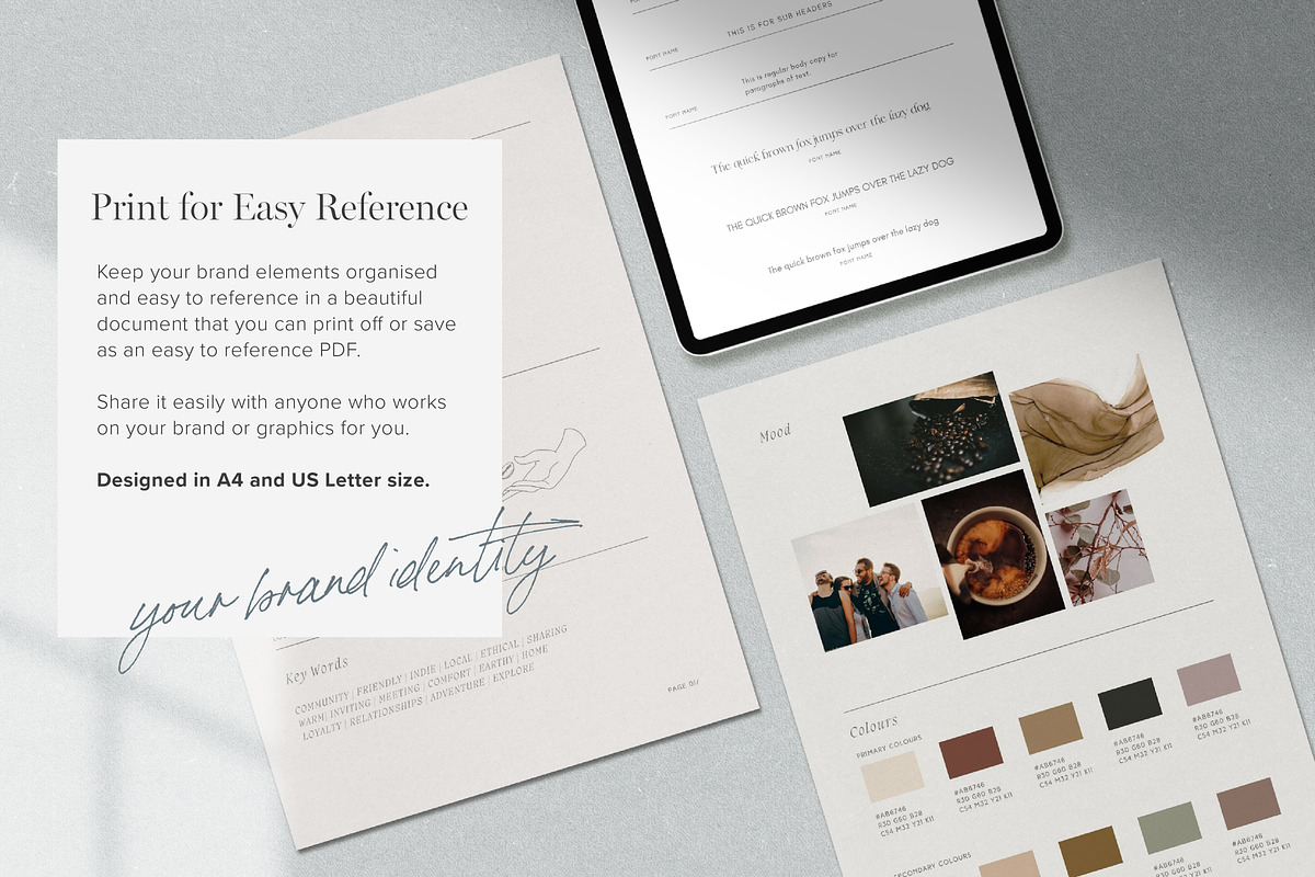 Brand Boards - Style Tiles Templates, a Presentation Template by Tabitha Emma (Photo 5 of 10)