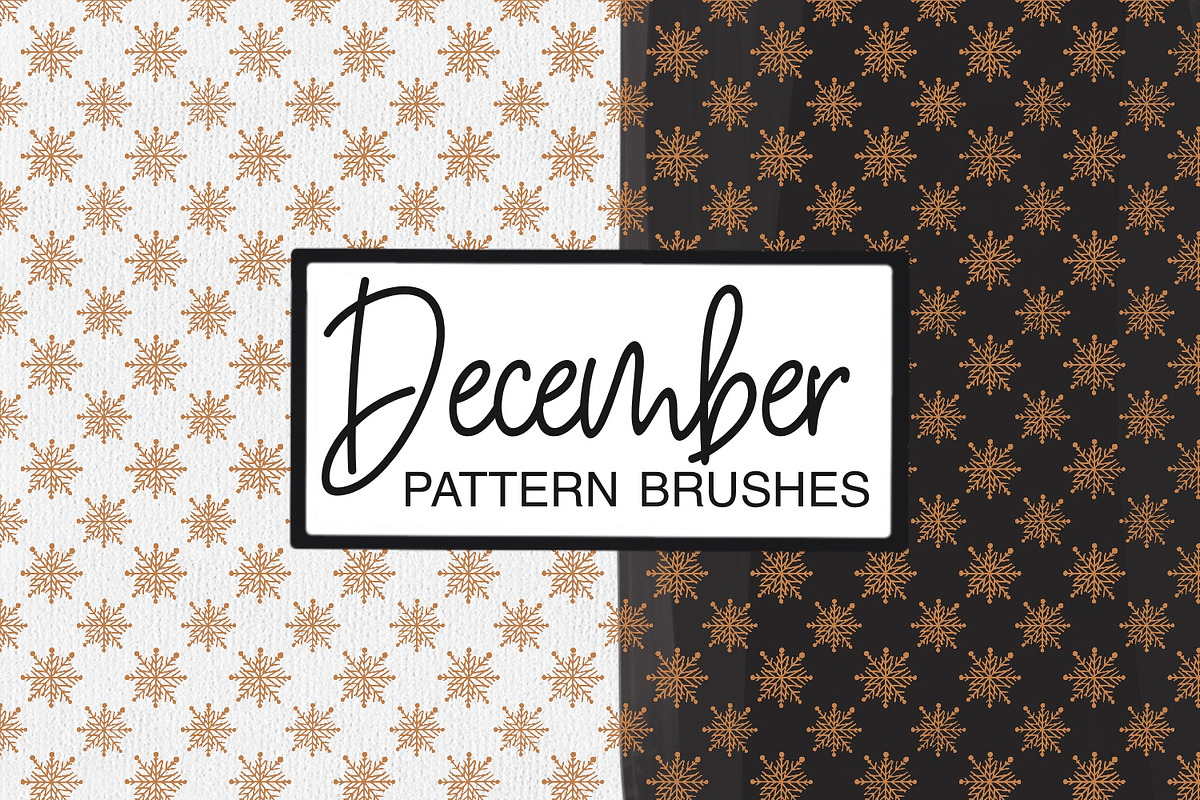 December Pattern Brushes | Winter, a Brush Add-On by illuztrate (Photo 5 of 7)