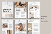 Business Plan Template Canva - Beige, a Presentation Template by PayuStudio (Thumbnail 3 of 10)