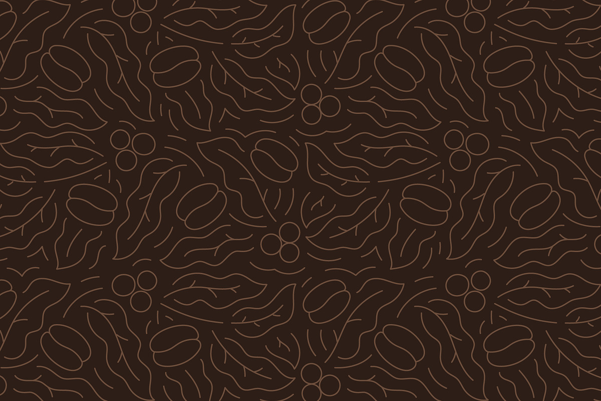 Coffee-themed Backgrounds and Icons, a Texture Illustration by Ilia Design (Photo 5 of 17)