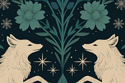 Arctic Foxes Seamless Pattern, a Pattern Graphic by Dina Mae (Thumbnail 7 of 15)