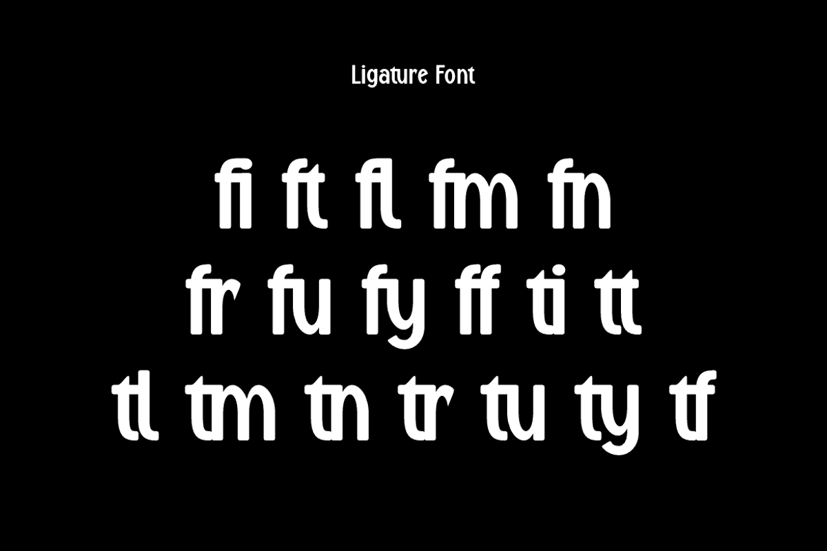 Mono Gaftety - Brand Identity Font, a Sans Serif Font by QR Design Studio (Photo 10 of 15)