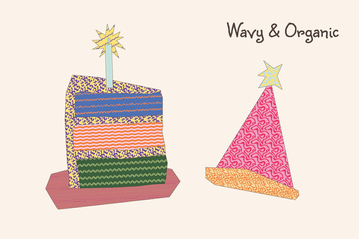 Quirky Playful Seamless Pattern Pack, a Decorative Illustration by Invisual Studio (Photo 5 of 11)