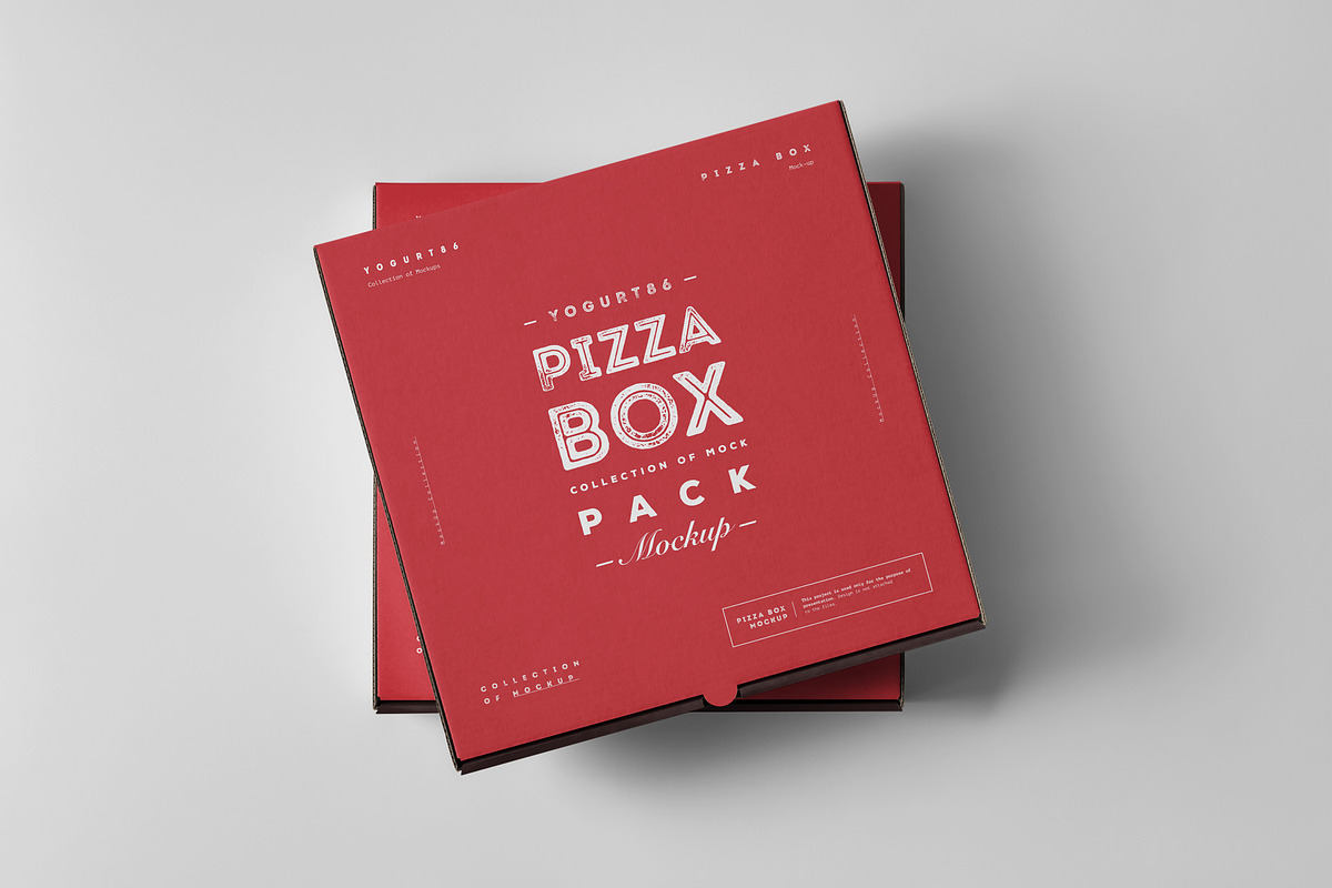 27 Pizza Box Mock-up, a Packaging Mockup by Yogurt86 (Photo 7 of 7)
