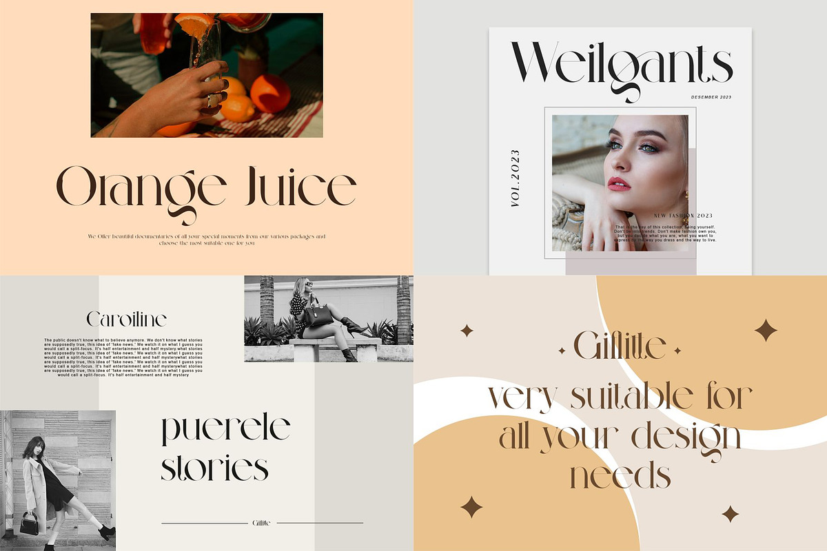 MODERN FONT BUNDLE, a Serif Font by Alfinart (Photo 6 of 15)