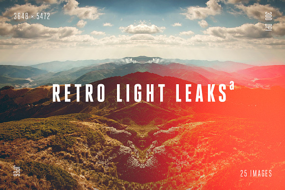 Retro Light Leaks 25 preview 6
