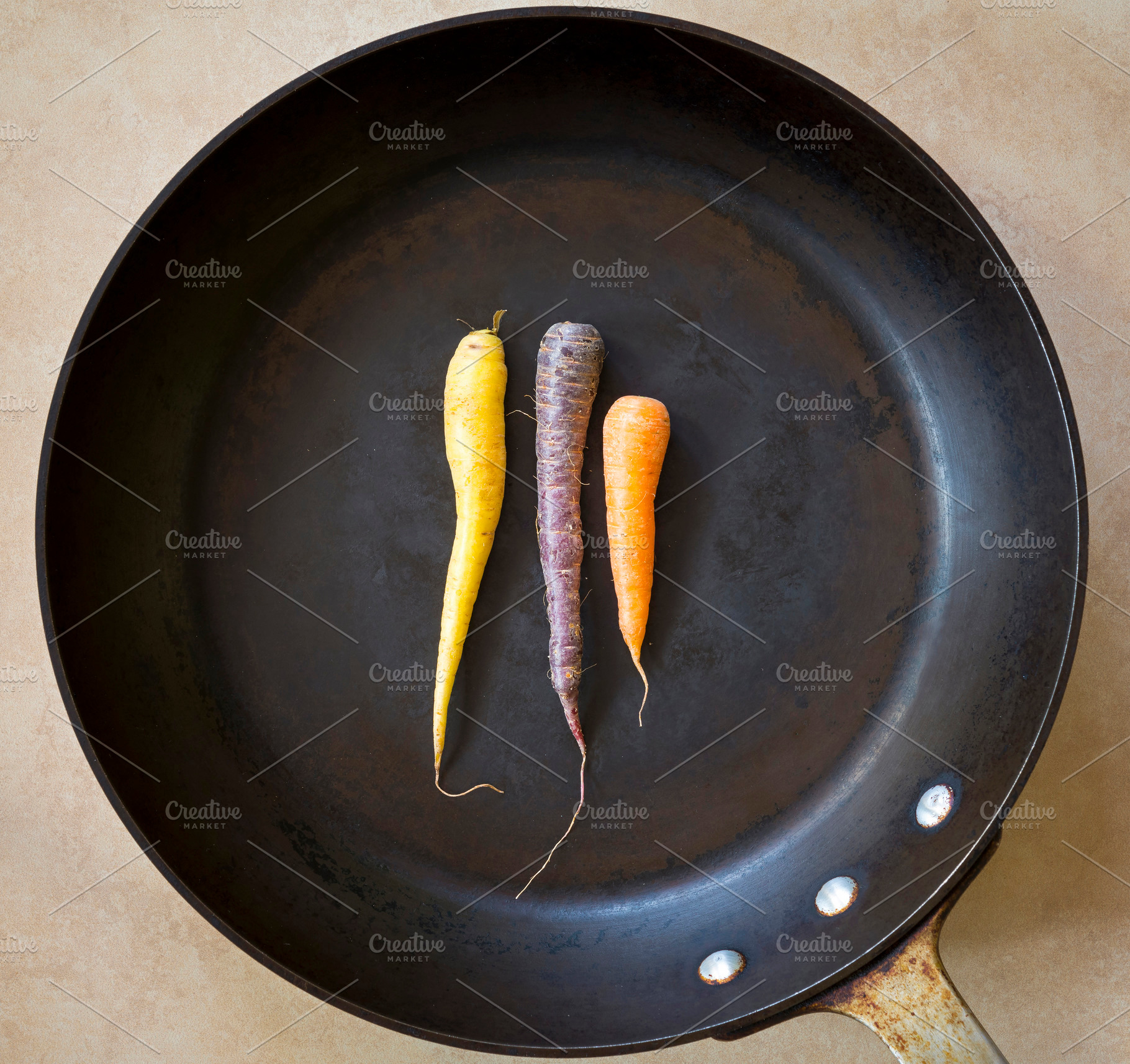 Carrots In Large Roasting Pan, a Food & Drink Photo by THP Creative