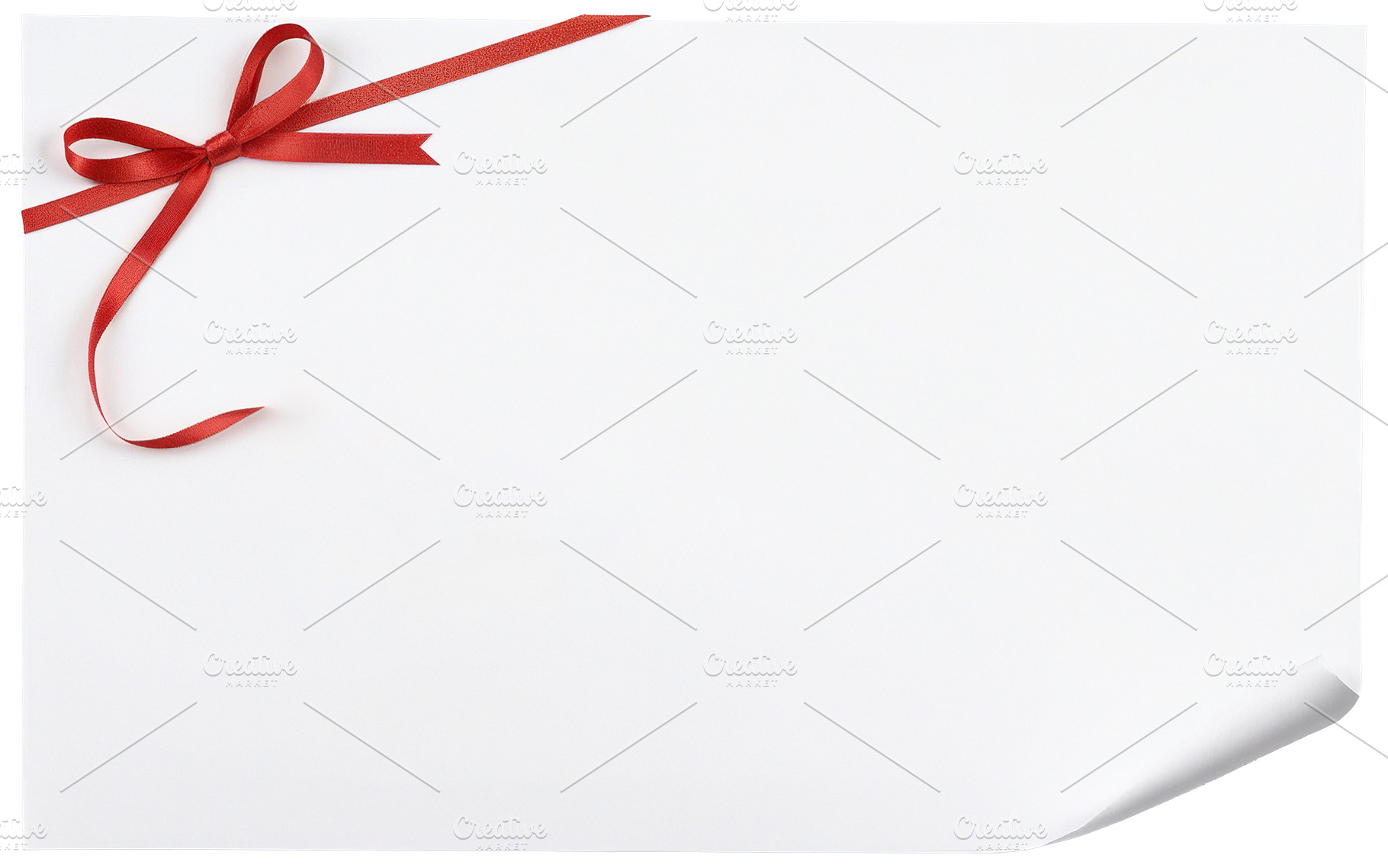 ribbon bow greeting card, a Holiday Photo by itakdalee