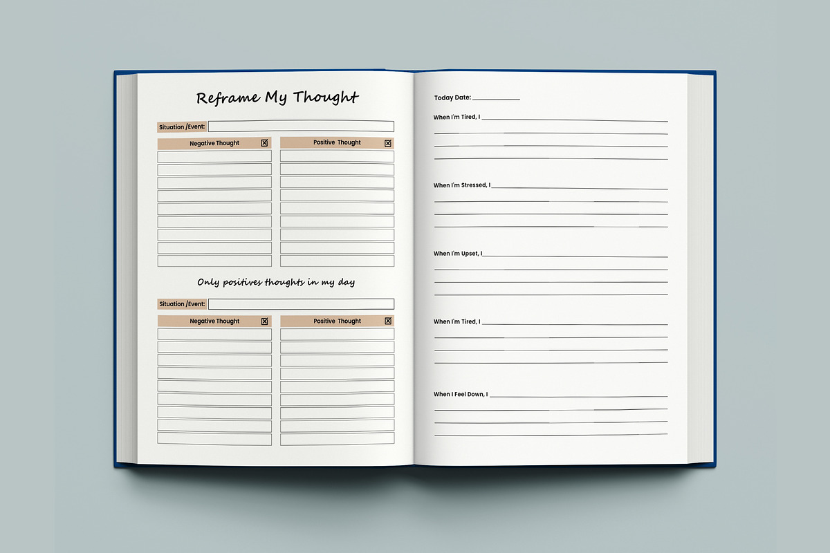 Gratitude & Prayer Journal Canva, a Stationery Template by Mustafiz (Photo 5 of 11)