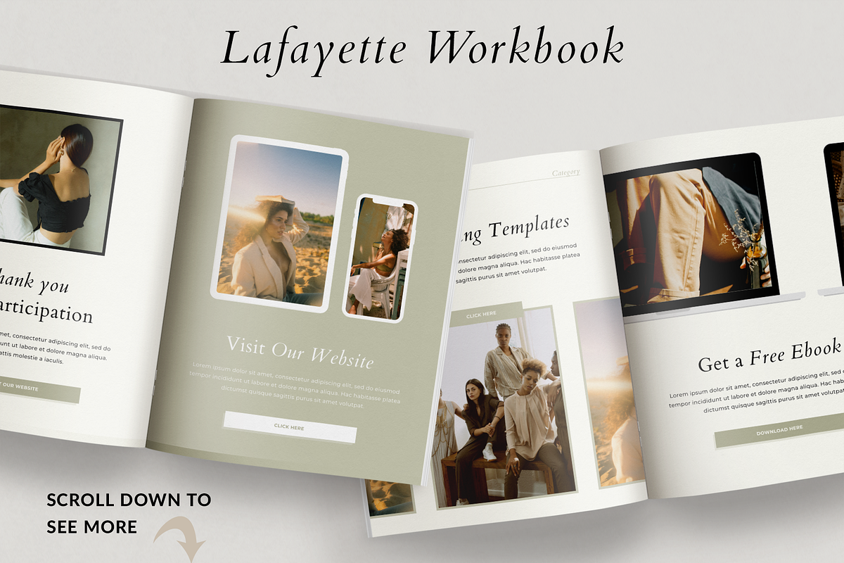 Ebook + Workbook Bundle | CANVA, a Magazine Template by Ralony (Photo 14 of 26)