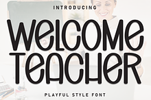 Welcome Teacher | Script Font