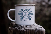Wild & Free Quotes, a Decorative Illustration by ViktoriaARTprint (Thumbnail 7 of 8)