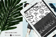 Cursive Letters Procreate Stamps 025, a Brushes & More by Drawberx (Thumbnail 3 of 9)