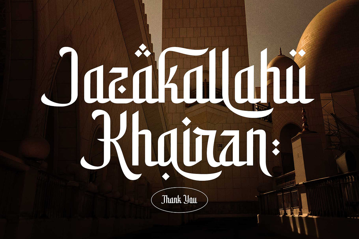 Shamirah - Arabic Style, a Script Font by Arterfak Project (Photo 6 of 12)