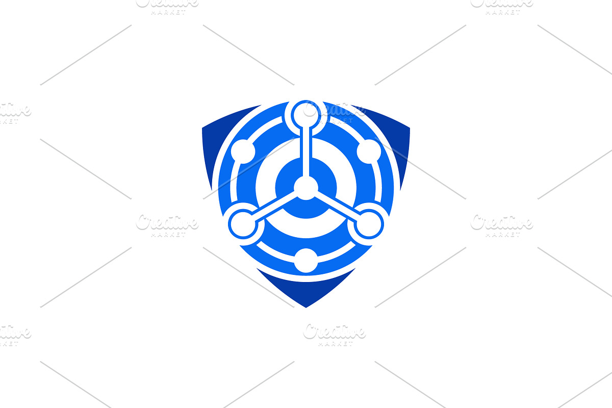 shield analytic data logo, a Branding & Logo Template by Rasagama Studio