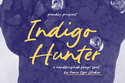 Indigo Hunter Font, a Script Font by Timurtype (Thumbnail 1 of 7)