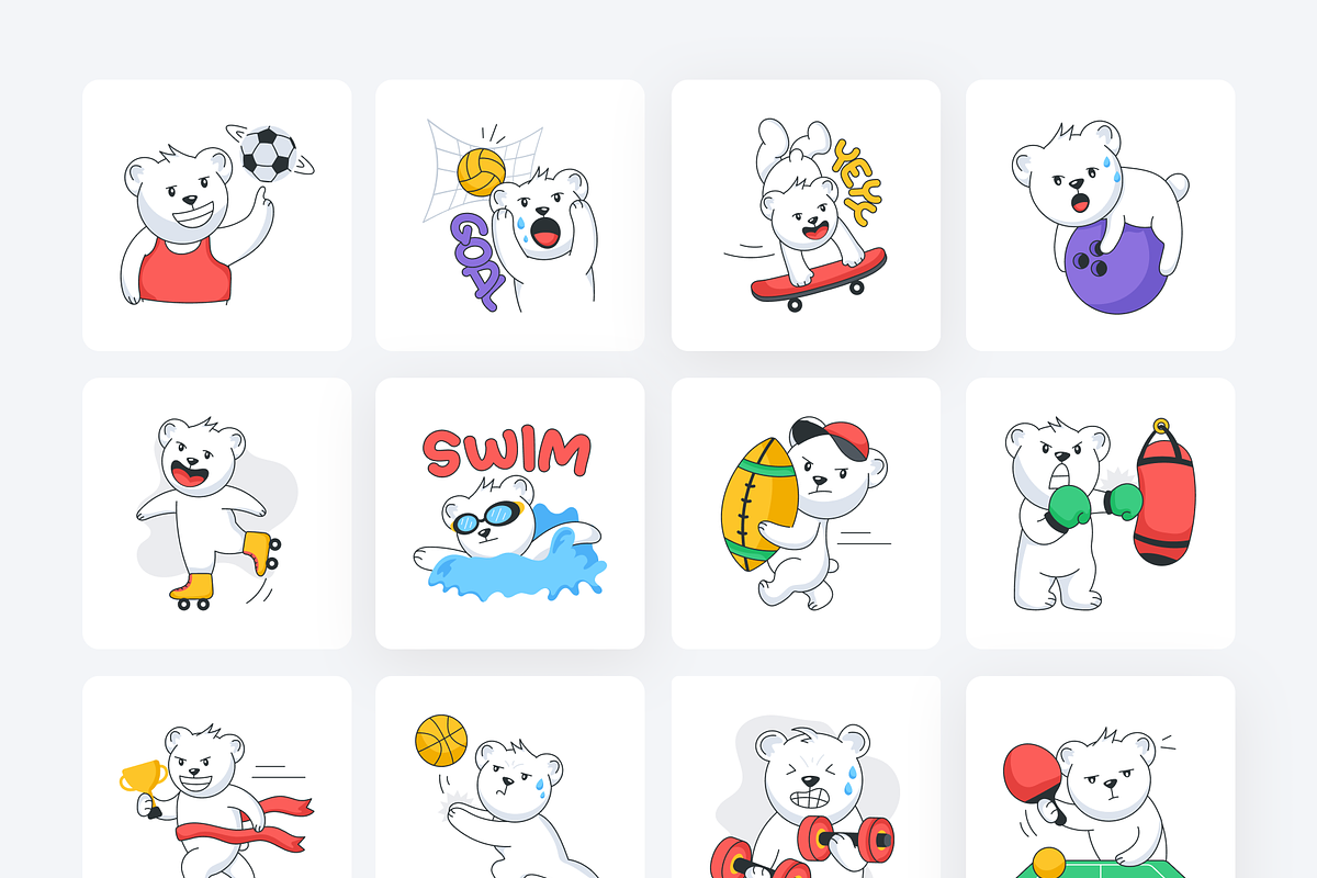 Animated Sports Stickers, an Emoji Icon by Prosymbols (Photo 5 of 8)