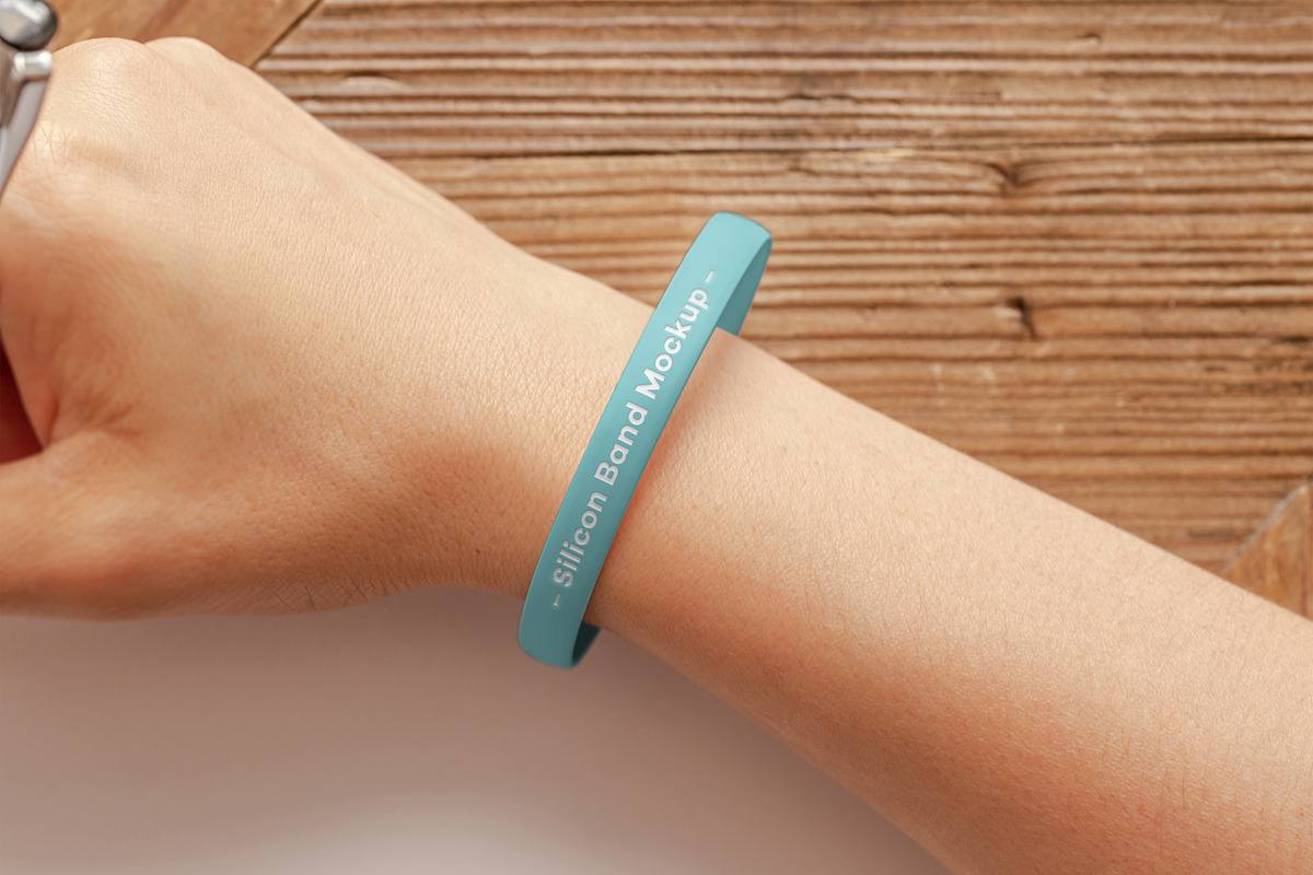 Silicon Band Mock-up, a Product Mockup by Yogurt86 (Photo 19 of 22)