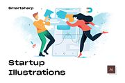 Smartsharp Illustrations, a Templates & Theme by Craftwork (Thumbnail 1 of 6)
