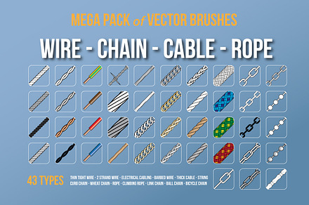 Wire Chain Cable Rope Brushes
