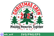 Christmas Crew SVG PNG T-shirt Desig, a Graphic by mh_arif (Thumbnail 2 of 4)