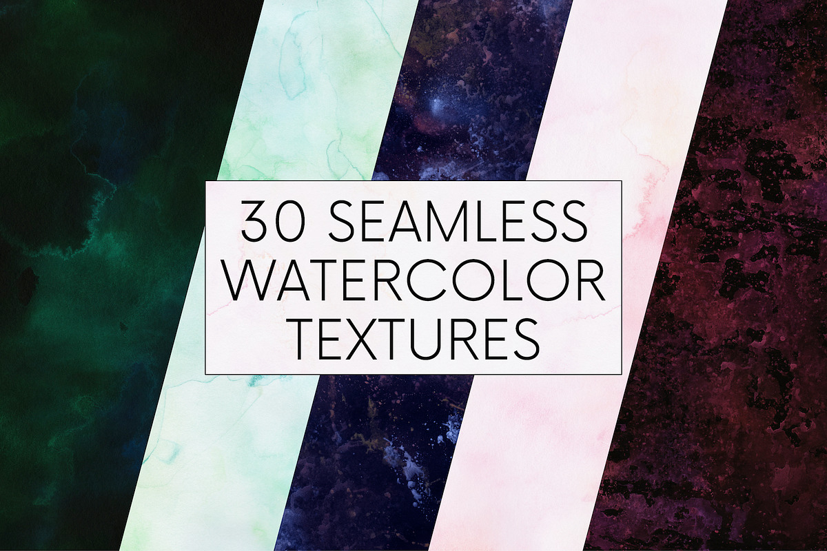 30 Seamless Watercolor Textures, a Texture Graphic by Method & Process (Photo 1 of 10)